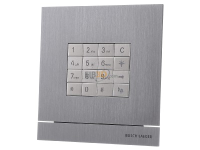 Frontansicht Busch Jaeger 83100/71-660 Zutrittskontrolle auen eds Tastatur-Modul 