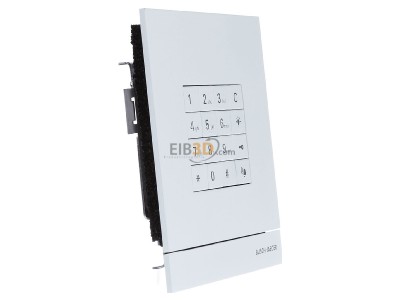 View on the left Busch Jaeger 83100/71-664 Functional module for door station White 
