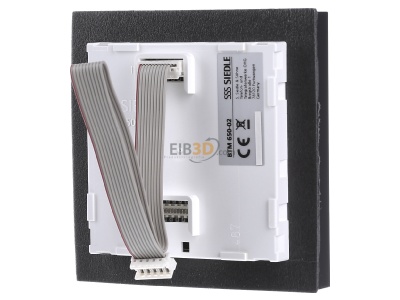 Ansicht hinten Siedle BTM 650-02 AG Bus-Tasten-Modul anthrazitgrau 