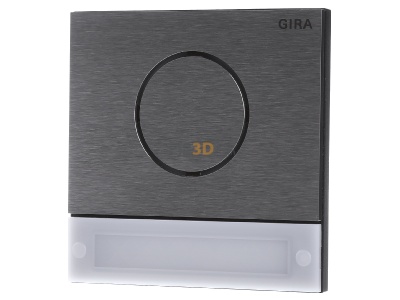 Front view Gira 5569920 Ring module for door station 
