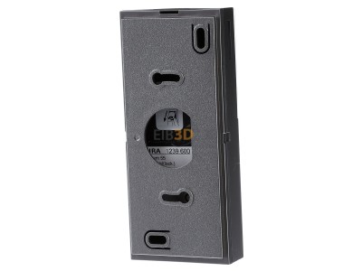 Ansicht hinten Gira 1239600 Wohnungsstation Video AP plus alu-lack. 