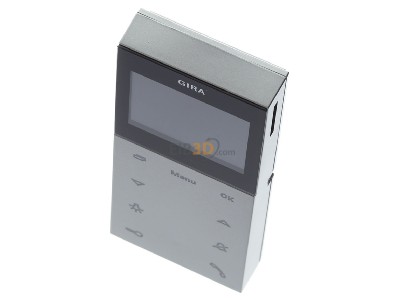 Ansicht oben vorne Gira 1239600 Wohnungsstation Video AP plus alu-lack. 