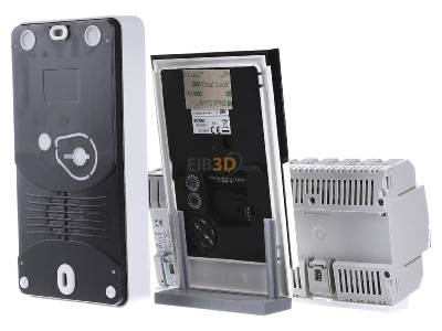 Back view Elcom REP501Y Door station set with video 1 phones 
