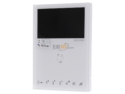 Front view Comelit Group 6741W Indoor station door communication White 

