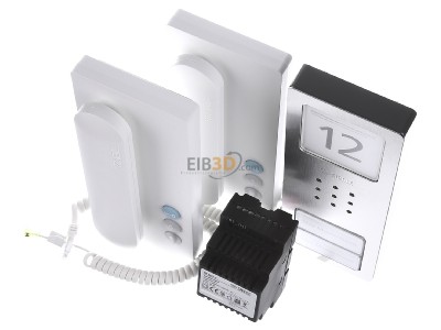 Ansicht oben vorne Siedle SET CA 812-2 E/W Audio-Set Siedle Compact 