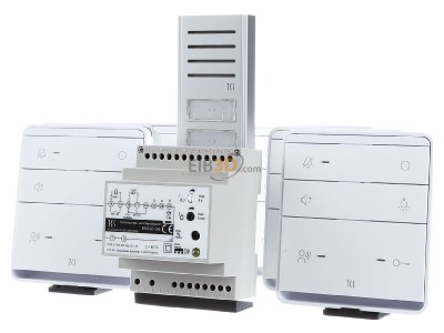 Front view TCS PSX2360-0000 Door station set 6 phones 
