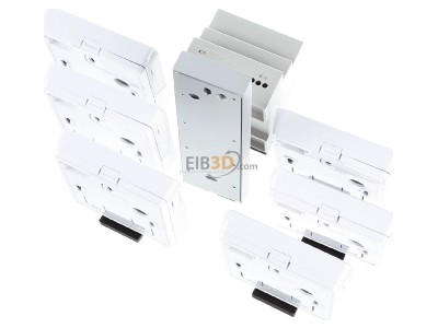 Top rear view TCS PSX2360-0000 Door station set 6 phones 
