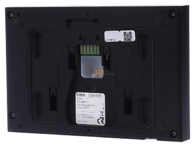 Ansicht hinten Gira 1209005 Wohnungsstation Video AP 7 Trko sw 