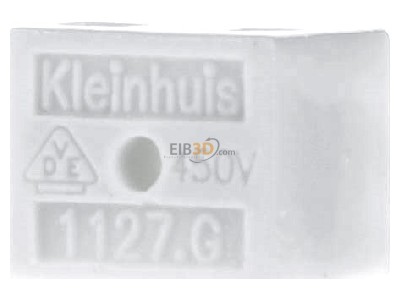 Ansicht hinten Kleinhuis 1127.G Anschlussklemme 4qmm 2p. 