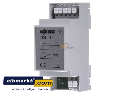 Front view WAGO Kontakttechnik 789-912 Signal converter
