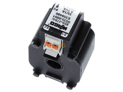 View up front WAGO 855-2701/035-001 Amperage measuring transformer 35/1A 
