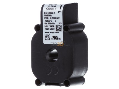 Ansicht hinten WAGO 855-2701/064-001 Aufsteck-Stromwandler 64A/1A 