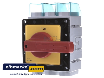 Front view Siemens Indus.Sector 3LD24050TK13 Safety switch 3-p 132kW
