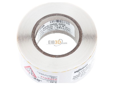 View up front WAGO 210-805/000-002 Labelling material 6x15mm yellow 
