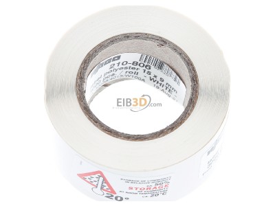 Ansicht oben links WAGO 210-806 Etikett wei 15x9mm 3000St/Rolle 