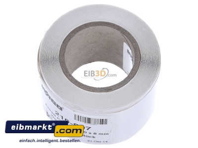 View up front WAGO Kontakttechnik 210-807 Labelling material 8x20mm white
