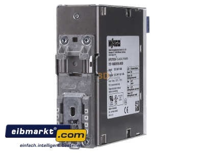 Ansicht hinten WAGO Kontakttechnik 787-1668/106-000 Schutzschalter elektronisch 