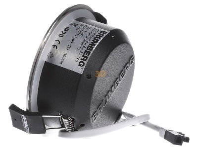 Ansicht rechts Brumberg 12276153 LED Einbauleuchte 350mA 3000K rund ni. 