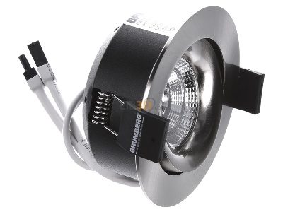 Ansicht oben links Brumberg 12276153 LED Einbauleuchte 350mA 3000K rund ni. 