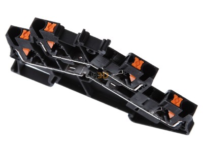 Ansicht oben vorne Phoenix PTTBS 2,5 BK Doppelstockklemme 0,14-4 qmm, schwarz 