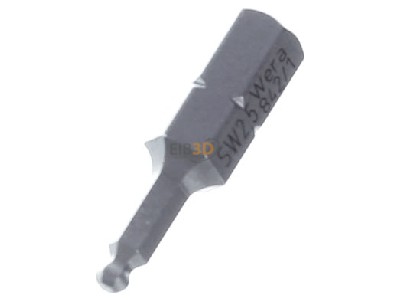 Ansicht oben links Wera 842/1 Z#5056350001 Z-Bit 2,5mm 2,5 x 25 mm 842/1 Z5056350001