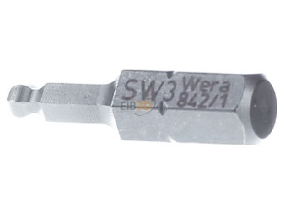 Frontansicht Wera 842/1 Z#5056352001 Z-Bit 3mm 3 x 25 mm 842/1 Z5056352001