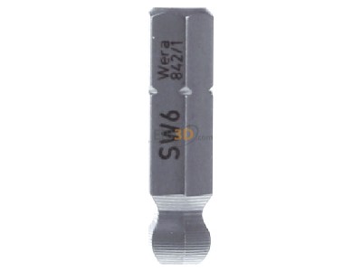 Frontansicht Wera 842/1 Z#5056358001 Z-Bit 6mm 6 x 25 mm 842/1 Z5056358001