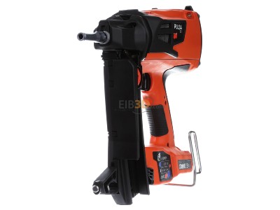 View on the left ITW Spit Pulsa 27E Nail gun (gas driven) 
