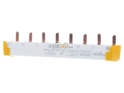 Back view Schneider Electric A9XPH408 Phase busbar 3-p 16mm� 144mm 
