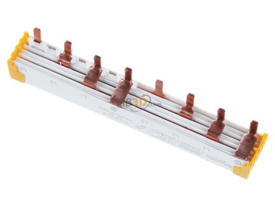 Top rear view Schneider Electric A9XPH408 Phase busbar 3-p 16mm� 144mm 
