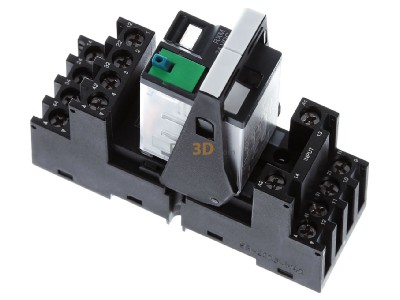 Top rear view Schneider Electric RXM4AB1BDPVM Switching relay DC 24V 6A 
