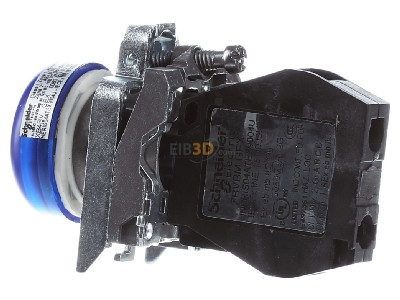 View on the right Schneider Electric XB4BVBM6GEX Indicator light blue 24...240VAC/DC 
