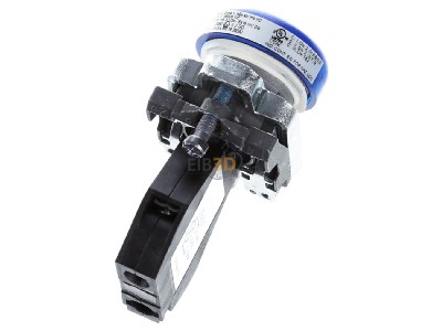 Top rear view Schneider Electric XB4BVBM6GEX Indicator light blue 24...240VAC/DC 
