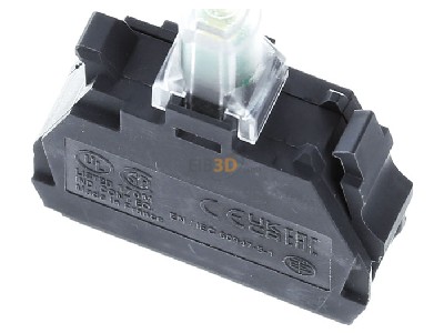 Top rear view Schneider Electric ZBVGM1T Lamp holder for indicator light white 
