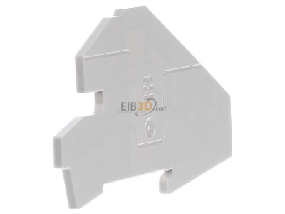 View on the left Weidmller AEP ITB 4 BB End/partition plate for terminal block 
