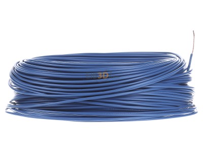 Ansicht links Lappkabel 4510022 R100 H05V-K 1x0,75 BU 