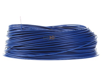 Front view Lappkabel 4510141 R100 Single core cable 0,5mm² blue 
