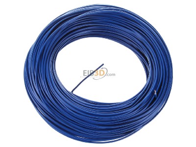 View top left Lappkabel 4510141 R100 Single core cable 0,5mm² blue 
