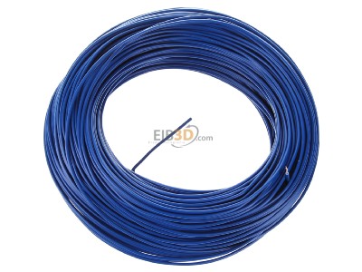 View top left Lappkabel 4510141 R100 Single core cable 0,5mm blue 
