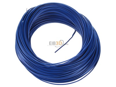 View top right Lappkabel 4510141 R100 Single core cable 0,5mm blue 
