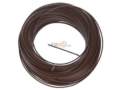 Ansicht oben vorne Lappkabel 4510032 R100 H05V-K 1x0,75 BN 