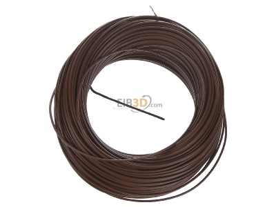 Ansicht oben hinten Lappkabel 4510032 R100 H05V-K 1x0,75 BN 