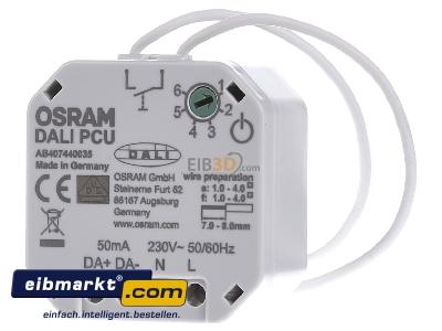 Front view RZB Zimmermann 982252.002 System component for lighting control
