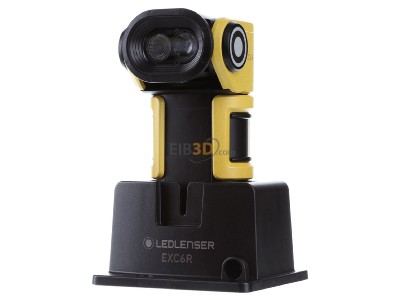 Frontansicht Ledlenser EXC6R#502406 Feuerwehr-Winkelleuchte Charging Station EXC6R502406