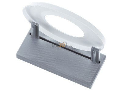 Top rear view Dotlux 5211 Decor element for luminaires - Decorative ring round white matt, 
