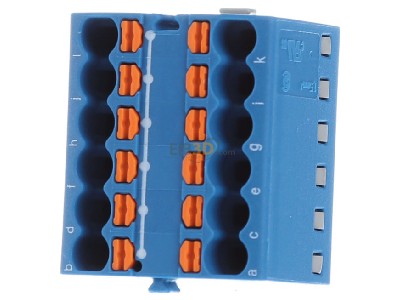 Frontansicht Phoenix PTFIX 12X1,5 BU Verteilerblock 