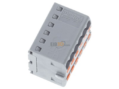 Ansicht oben links Phoenix PTFIX 12X1,5 GY Verteilerblock 