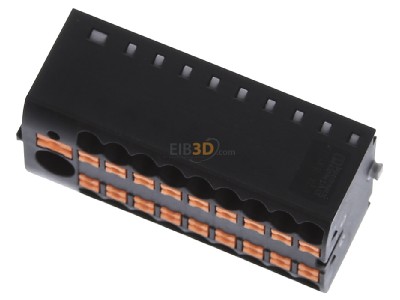 Ansicht oben vorne Phoenix PTFIX 6/18X2,5 BK Verteilerblock 