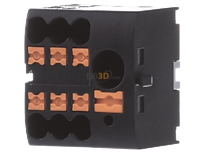 Frontansicht Phoenix PTFIX 6/6X2,5 BK Verteilerblock 