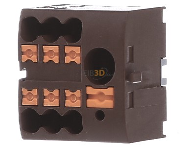Frontansicht Phoenix PTFIX 6/6X2,5 BN Verteilerblock 